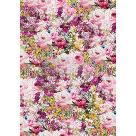 Rice Paper Fuchsia Meadow by Prima Redesign