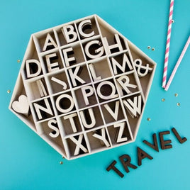 3D Wood Letters 1.75" by Prima Marketing